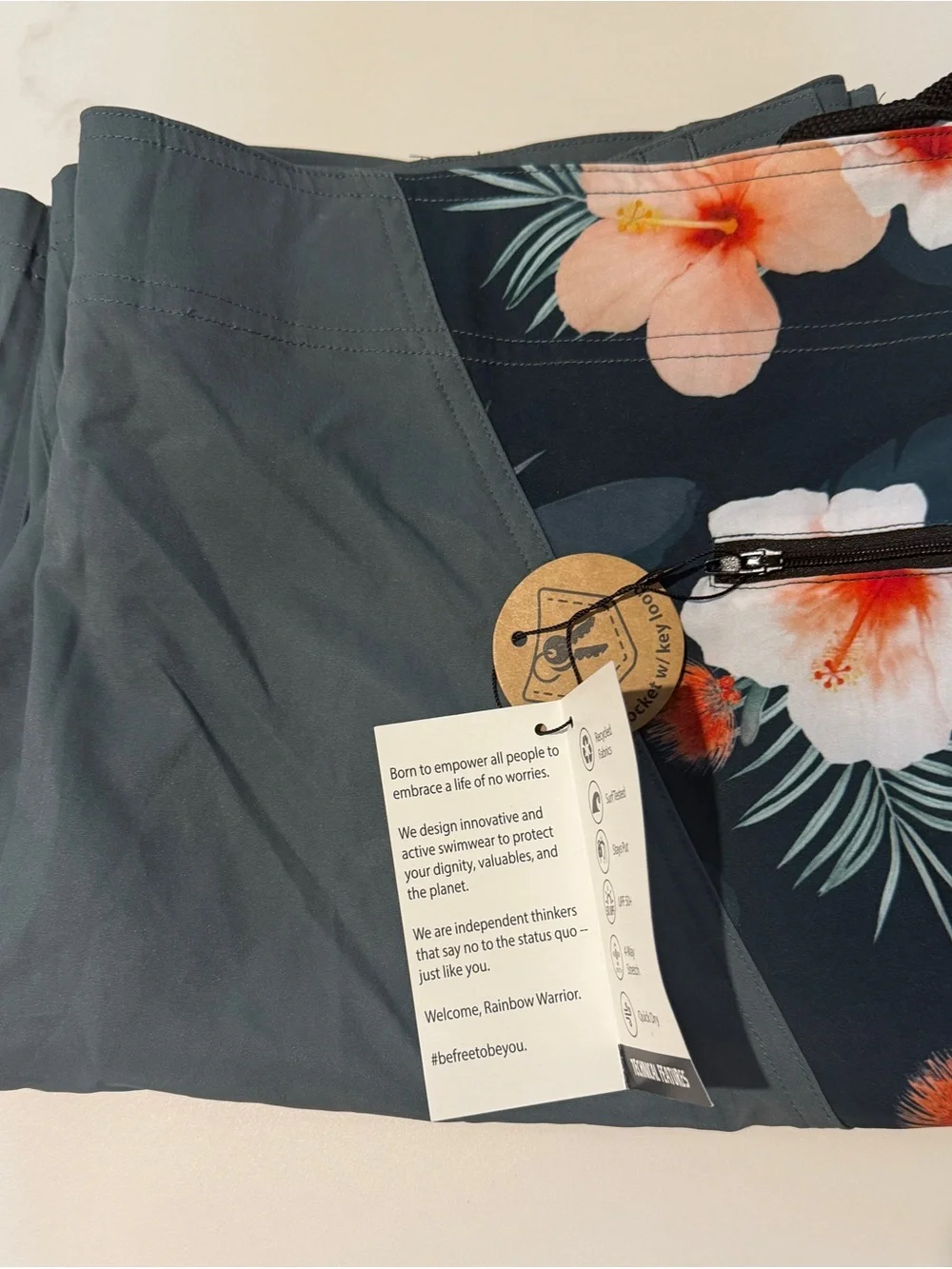 Men's Punalu'u Recycled Board Shorts - 'Ohi'a Storm Gray